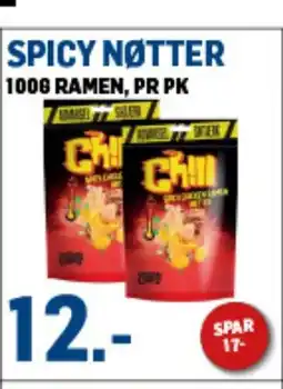 Price Lagerbutikk SPICY NØTTER tilbud