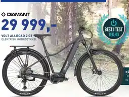 Intersport *DIAMANT VOLT ALLROAD 2 GT ELEKTRISK HYBRIDSYKKEL tilbud