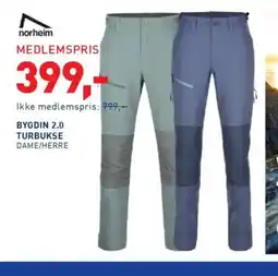 Intersport BYGDIN 2.0 TURBUKSE DAME/HERRE tilbud