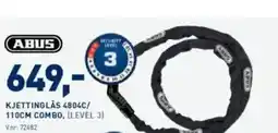 Intersport KJETTINGLÅS 4804C/ 110CM COMBO, tilbud