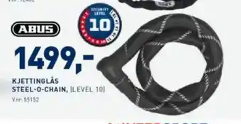 Intersport KJETTINGLÅS STEEL-O-CHAIN, (LEVEL 10] tilbud