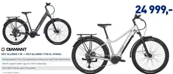 Intersport *DIAMANT VOLT ALLROAD 1 EE VOLT ALLROAD 1 FSD EL-SYKKEL tilbud