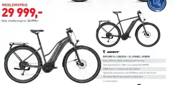 Intersport EXPLORE E+ 3 DD/STAEL-SYKKEL, HYBRID tilbud