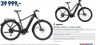 Intersport EXPLORE E+ 2 DD/STA. EL-SYKKEL, HYBRID tilbud