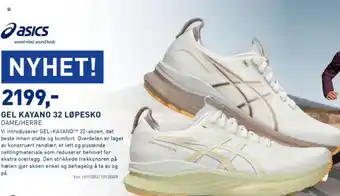 Intersport GEL KAYANO 32 LØPESKO DAME/HERRE tilbud