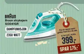 Braun strykejern SI3041GR