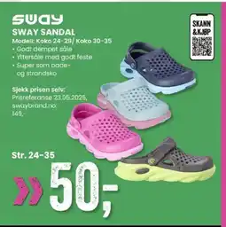 Sport Outlet SWAY SANDAL tilbud