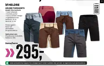 Sport Outlet HELDRE HELDRE TURSHORTS Modell: Otra turshorts tilbud