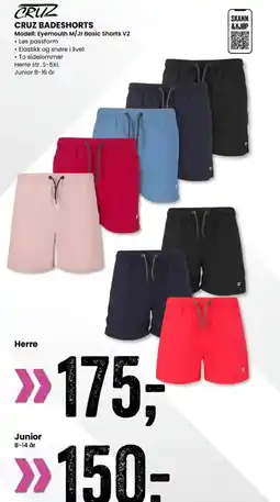 Sport Outlet CRUZ BADESHORTS tilbud