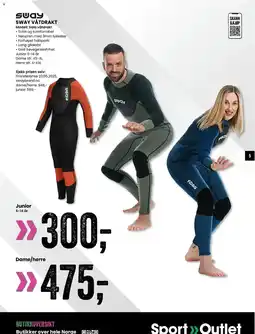 Sport Outlet SWAY VÅTDRAKT tilbud