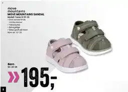 Sport Outlet MOVE MOUNTAINS SANDAL Modell: Tonso III 20-26 tilbud