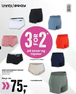 Sport Outlet LMNTS BOXER/SWAY HIPSTER tilbud