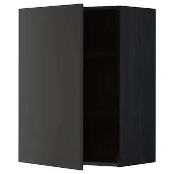 IKEA Metod Veggskap med hylleplater, svart/nickebo matt antrasitt, 60x80 cm tilbud