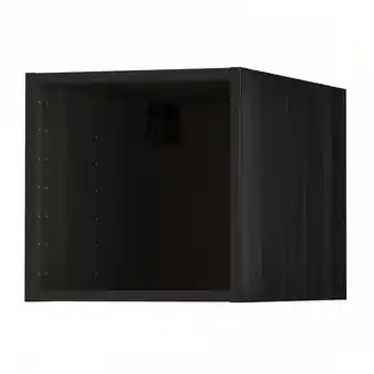 IKEA Metod Overskap, tremønstret svart, 40x60x40 cm tilbud