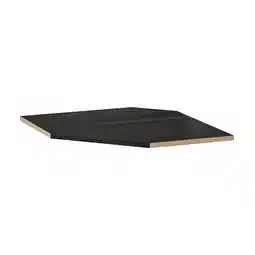 IKEA Utrusta Hylleplate til vegghjørneskap, tremønstret svart, 68 cm tilbud
