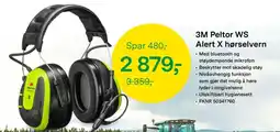 Felleskjøpet 3M Peltor WS Alert X hørselvern tilbud