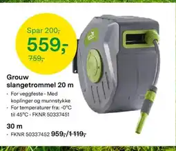 Felleskjøpet Grouw slangetrommel tilbud
