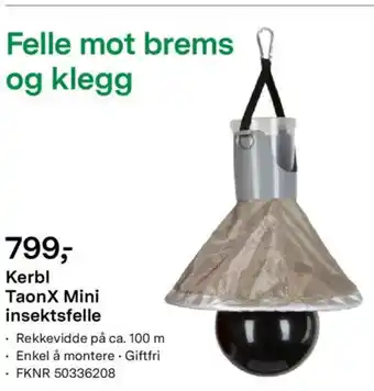 Felleskjøpet Kerbl TaonX Mini insektsfelle tilbud