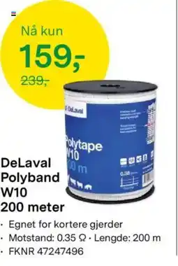 Felleskjøpet DeLaval Polyband W10 tilbud