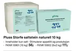 Felleskjøpet Pluss Storfe saltstein naturell tilbud