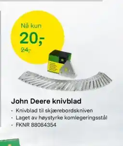 Felleskjøpet John Deere knivblad tilbud