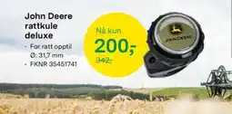 Felleskjøpet John Deere rattkule deluxe tilbud