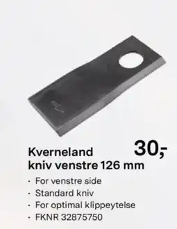 Felleskjøpet Kverneland kniv venstre tilbud
