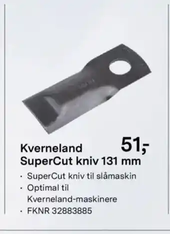 Felleskjøpet Kverneland SuperCut kniv tilbud