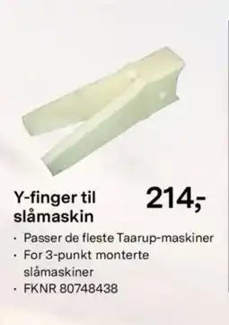 Felleskjøpet Y-finger til slåmaskin tilbud
