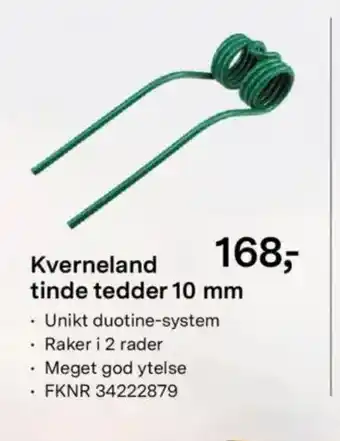 Felleskjøpet Kverneland tinde tedder tilbud