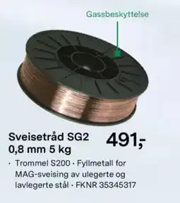 Felleskjøpet Sveisetråd SG2 0.8 mm tilbud
