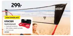 Jula KAYOBA Badmintonsett tilbud