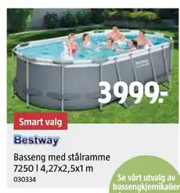 Jula Basseng med stålramme tilbud