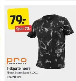 Jula T-skjorte herre tilbud