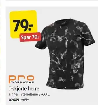 Jula T-skjorte herre tilbud