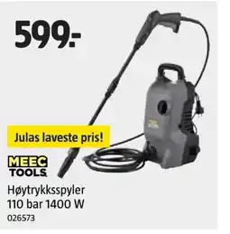 Jula Høytrykksspyler 110 bar 1400 W tilbud