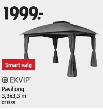 Jula EKVIP Paviljong tilbud