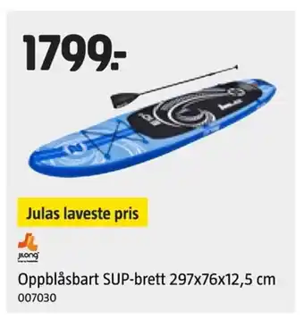 Jula Oppblåsbart SUP-brett tilbud