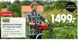 Jula MEEC TOOLS Batteridrevet hekksaks tilbud