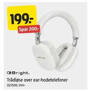 Jula Trådløse over ear-hodetelefoner tilbud