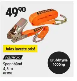 Jula Hamron Spennbånd tilbud
