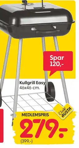 Rusta Kullgrill Easy tilbud