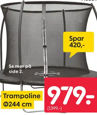 Rusta Trampoline tilbud