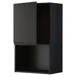 IKEA Metod Overskap for mikrobølgeovn, svart/upplöv matt antrasitt, 60x100 cm tilbud
