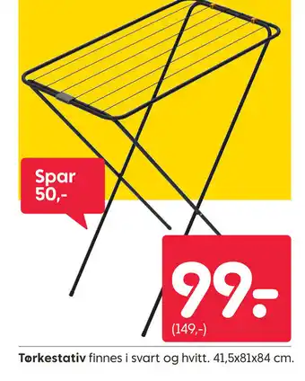 Rusta Tørkestativ tilbud
