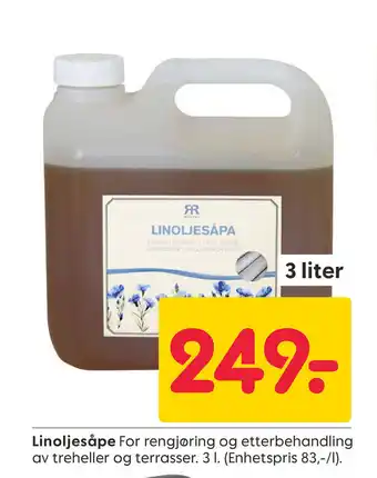 Rusta Linoljesåpe tilbud