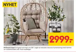 Rusta Hvilestol Capri tilbud