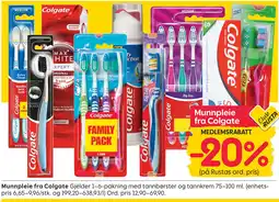 Rusta Munnpleie fra Colgate tilbud
