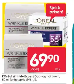 Rusta L'ORÉAL Wrinkle Expert tilbud