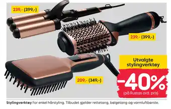 Rusta Stylingverktøy tilbud